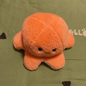 Cute Orange Plush Octopus